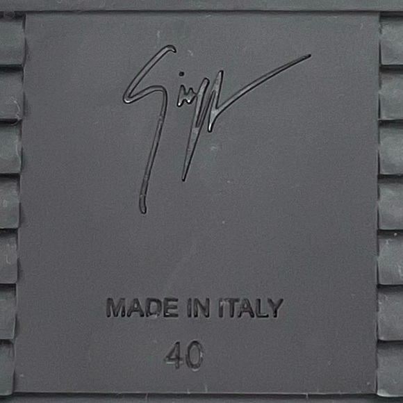 Giuseppe Zanotti Kriss Mid Sneakers All Black Euro Size 40 = US 10 Leather EUC - Picture 9 of 15